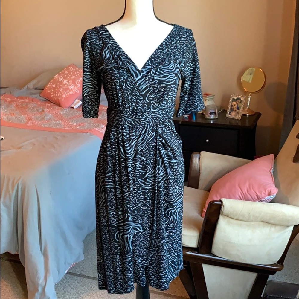 Animal print dress